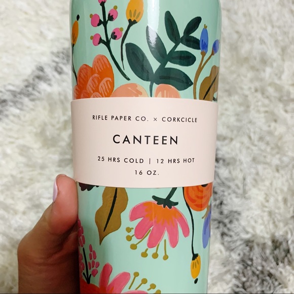 🌀Sold🌀Rifle Paper Co.x Corkcicle Floral Canteen - Picture 7 of 8